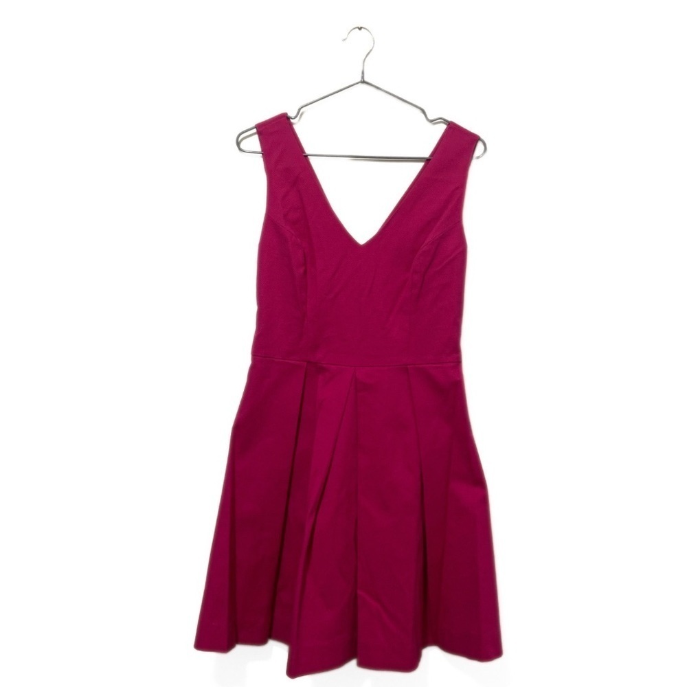 Joie Hot Barbie Pink V-Neck Flowy Mini Dress Size Small